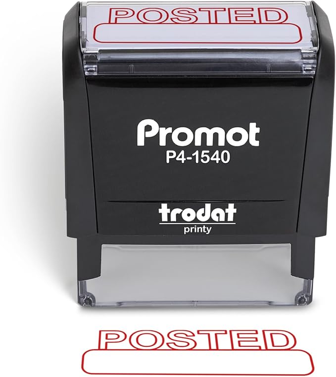 Promot Posted Self Inking Rubber Stamp by PROMOT