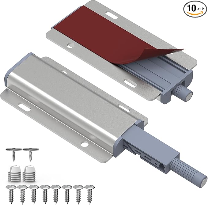 Magnetic Push to Open Door Latch 10 Pack Push Latch Push to Open Cabinet by Unknown