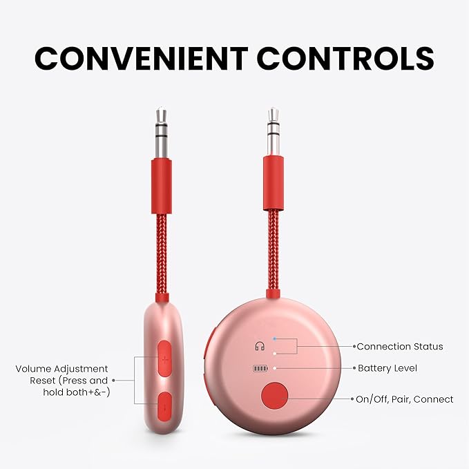 Avantree SoundJet R1 – 25Hr Airplane Bluetooth Adapter - Image 5