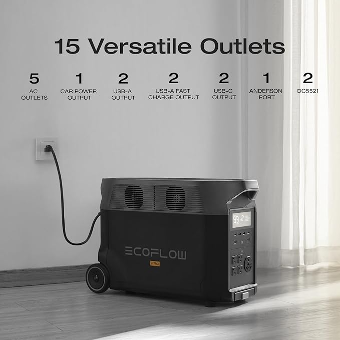 EF ECOFLOW 7.2kWh Portable Power Station: DELTA Pro - Image 8