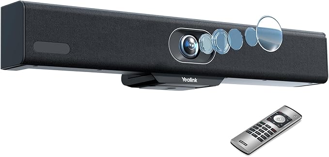 Yealink Video Conference Camera, 4K Webcam, 120° Ai Auto Framing, 8 Microphone by RedefineYourWorkplace