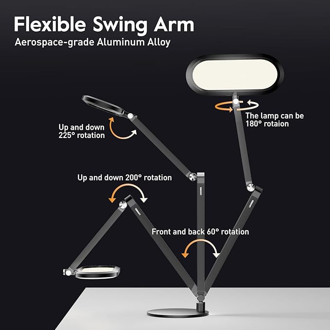 Premium LED Desk Lamp for Home Office – Eye-Caring Double Side Light - Image 7