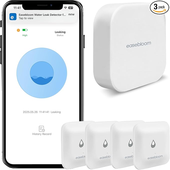 Easebloom Water Leak Detector for Home by Easebloom