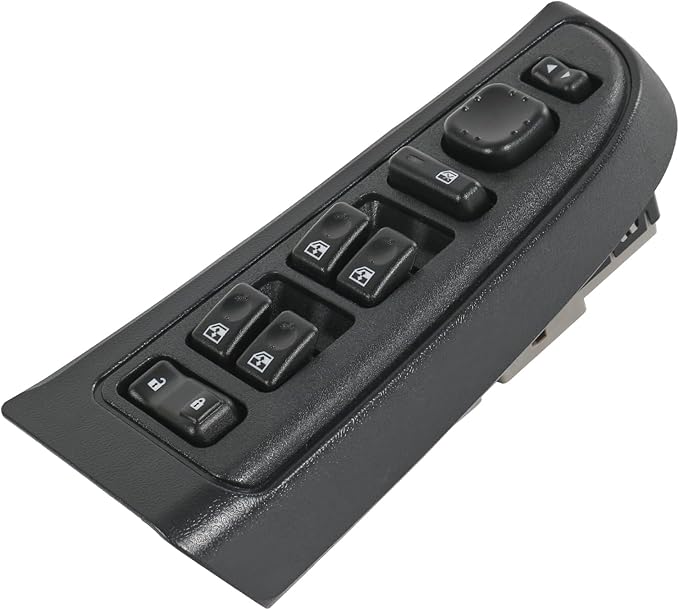 DICMIC Front Driver Side Master Power Window Switch and Door Lock & Black Bezel by DICMIC