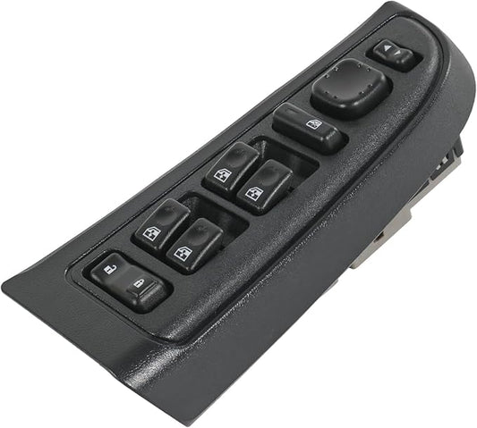 DICMIC Front Driver Side Master Power Window Switch and Door Lock & Black Bezel by DICMIC