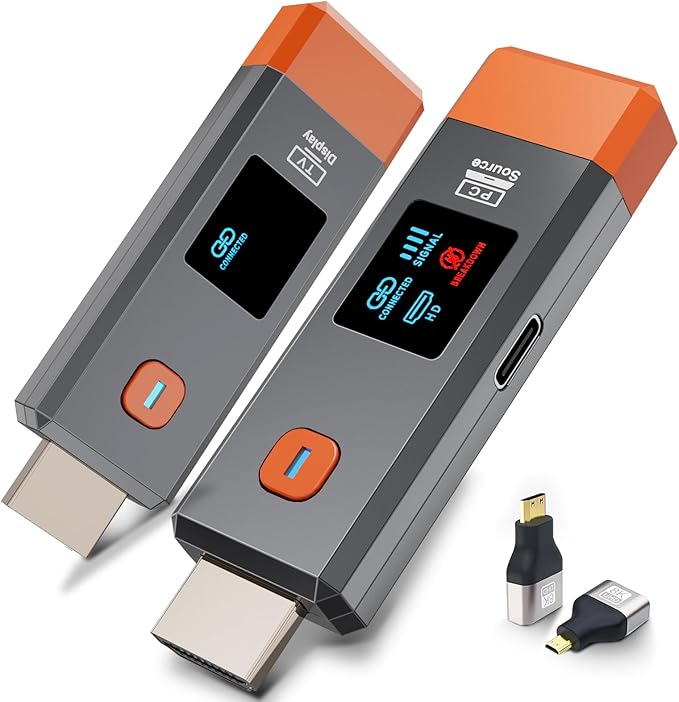 Wireless HDMI Transmitter and Receiver 328ft/100m Extender 4K Decode Input by Unknown