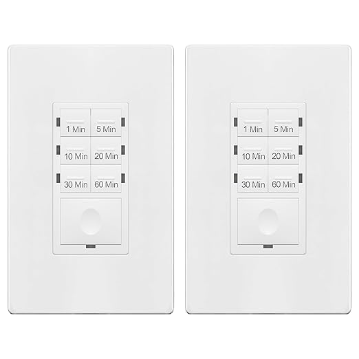 ENERLITES 1-Hour Light Switch Timer, Countdown Wall Timer by Enerlites