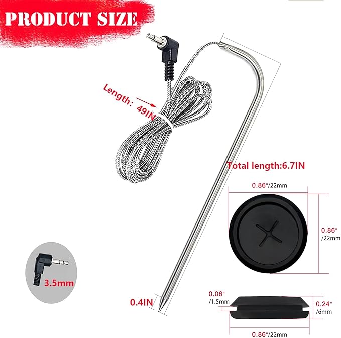 2-Pack Temp Meat Probe Replacement - Image 3