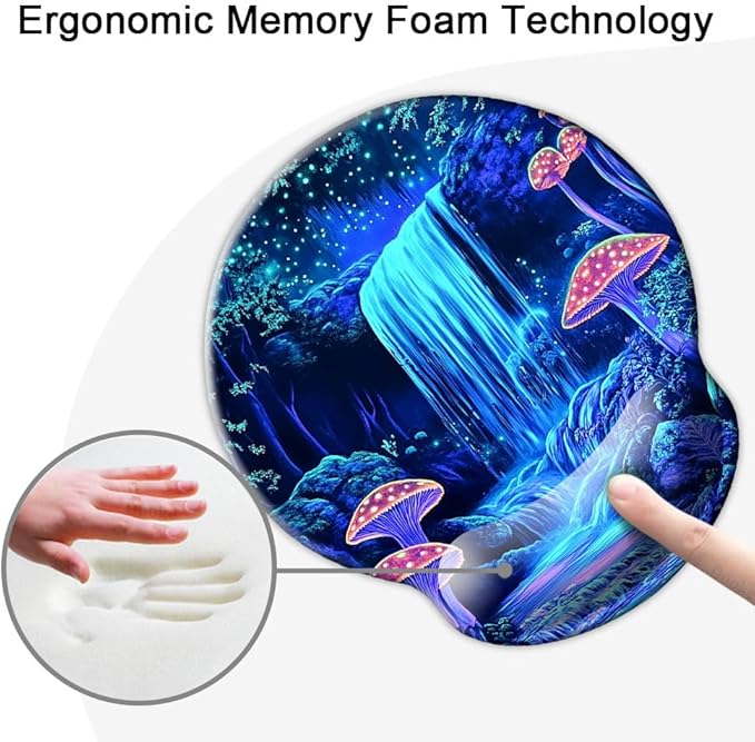Ergonomic Mouse Pad with Wrist Support, Mouse Pad with Wrist Rest, Relieve - Image 4