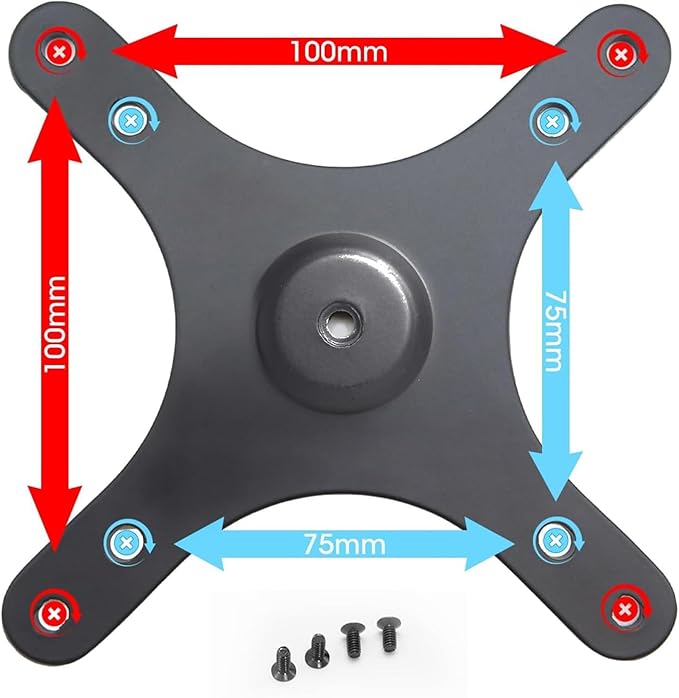 Kado Portable Monitor Stand Adapter Bracket Plate Tripod, Wall Mount Arm Mount - Image 3
