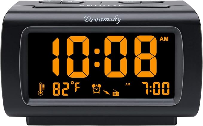 DreamSky Alarm Clock Radios for Bedrooms by DreamSky