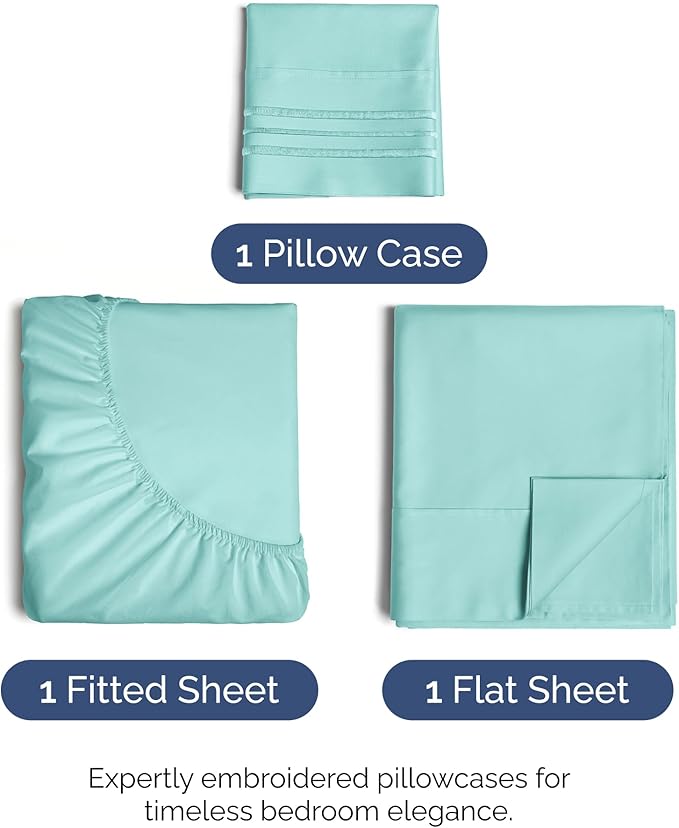Twin XL Size 3 Piece Sheet Set - Image 2