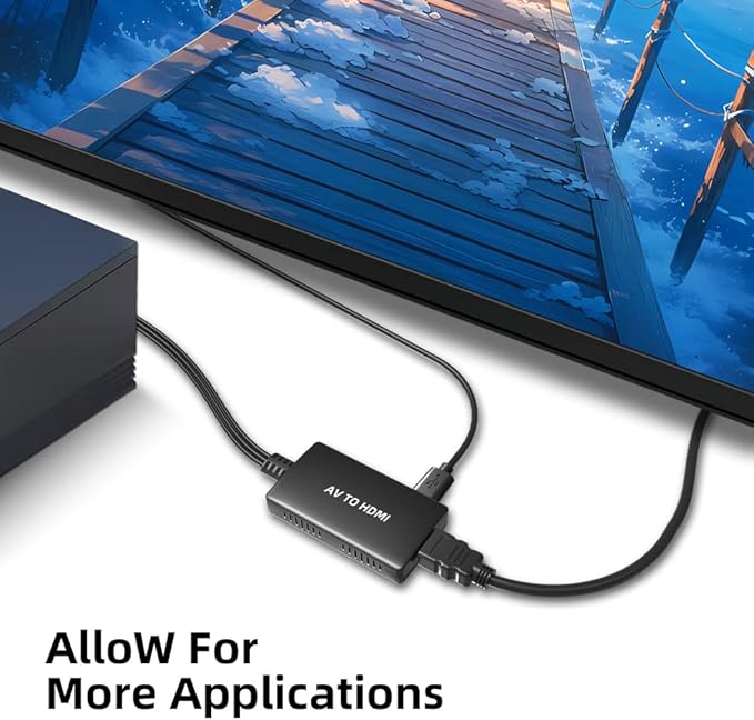 Kirzi Female RCA to HDMI Out Cable Converter Adapter - Image 6