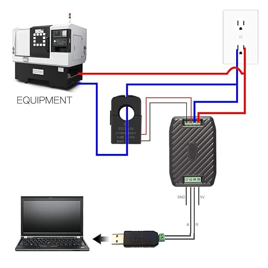 AC Current Voltage Power Energy Frequency Power Factor Communication Module - Image 4