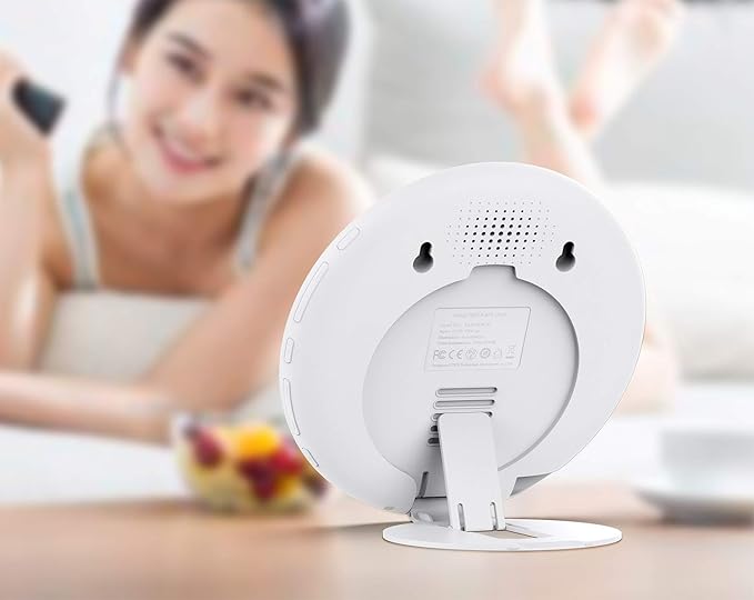 JUXLamp Light Therapy Alarm Clock Wake up Light 10000 lux Sunrise lamp Bright - Image 5