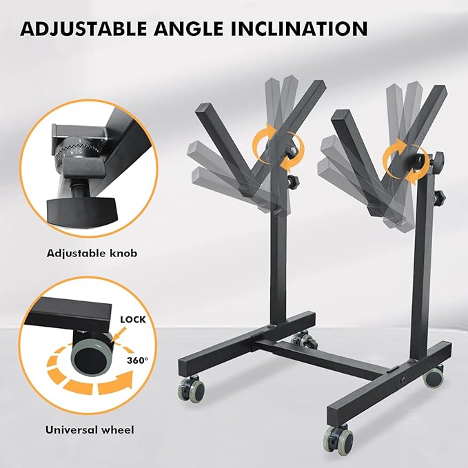 UPELLA Heavy Duty Amplifier Stand, Adjustable Amps Speaker Cabinet Stand Combo - Image 6