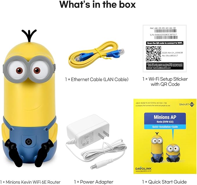 Davolink Minions Series WiFi 6 / 6E Gaming Router WiFi Extender Dual & Tri-Band - Image 9