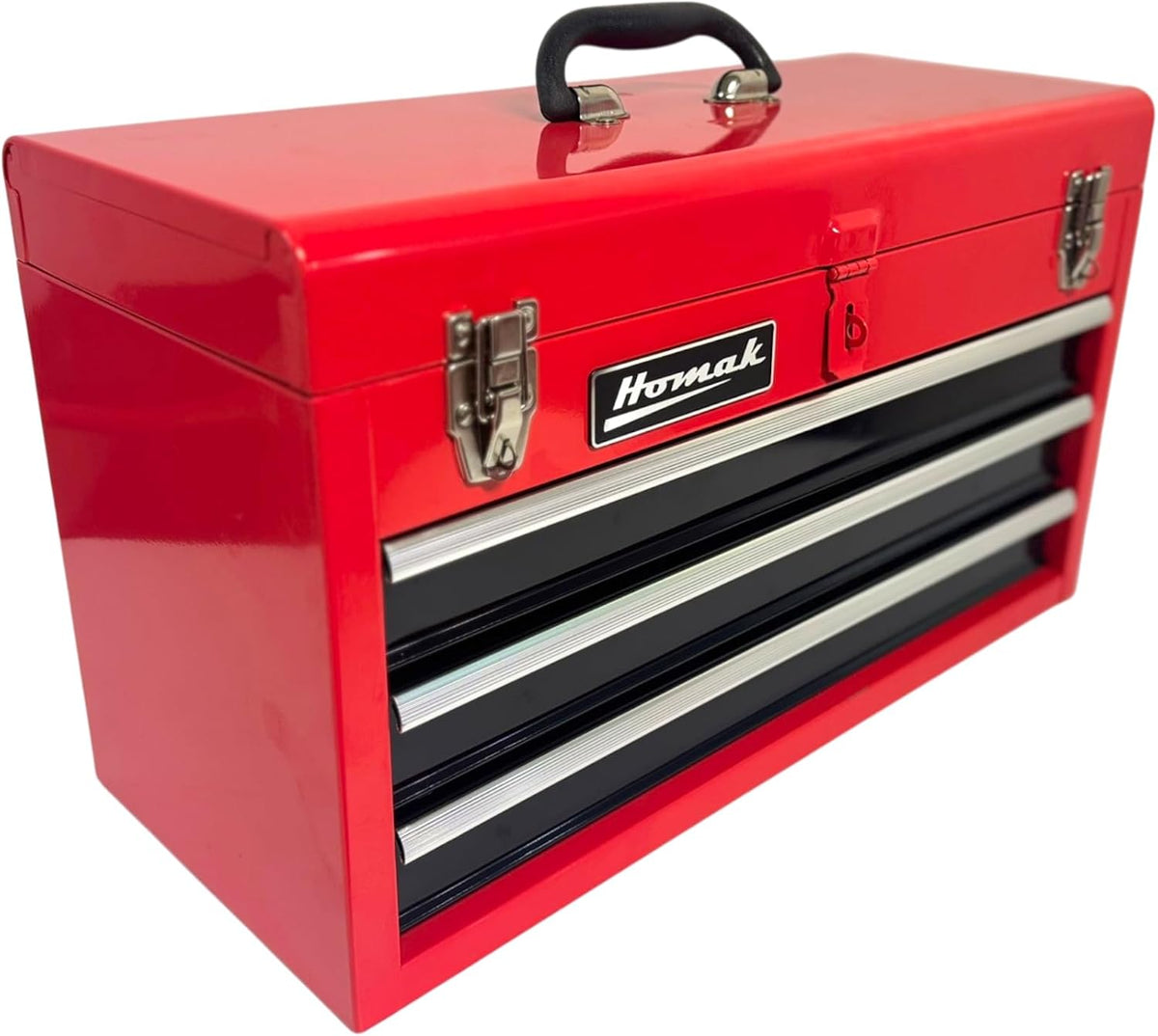 homak metal tool box, 20-inch, portable tool box, main product view