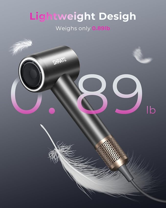 SHRATE Professional High Speed Ionic Hair Dryer | Ultra-Fast Drying | 500 - Image 4