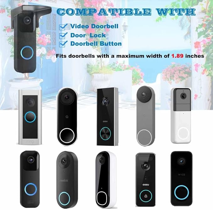 2 Pack Doorbell Rain Cover, Steel Doorbell Cover Weatherproof, Doorbell Cover - Image 5