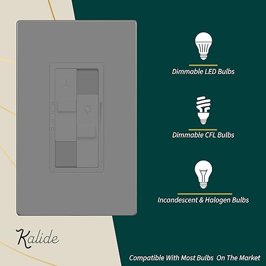 TOPGREENER Kalide Combo Dimmer Switch - Image 3