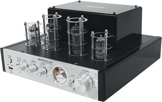 Rockville BluTube SG 70W Home Theater Tube Amplifier Stereo Receiver, - Image 5