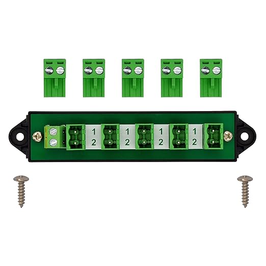 16Amp 300V 2x6 Position Pluggable Terminal Block Distribution Module. OONO - Image 3