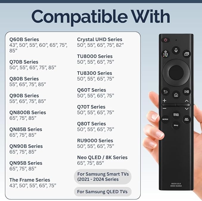 2 Pack BN59-01385A Samsung TV Remote Control Replacement - Image 3