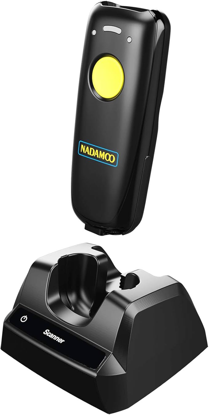 NADAMOO 2D Wireless Barcode Scanner Compatible by NADAMOO