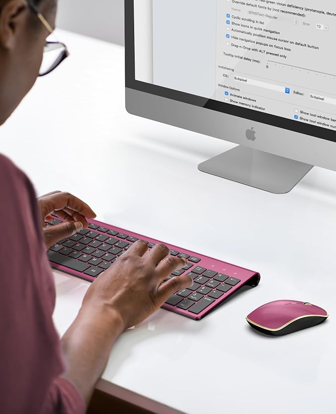 Wireless Keyboard Mouse Combo, J JOYACCESS 2.4G Compact and Ultra Slim Wireless - Image 6