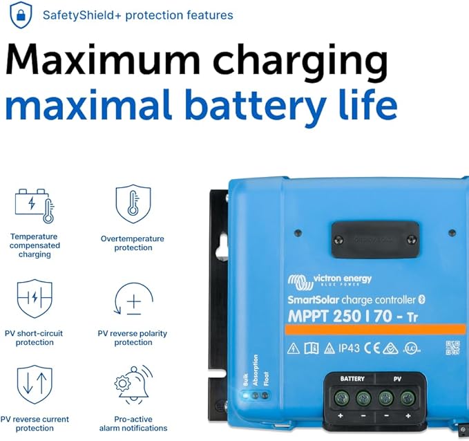 Victron Energy SmartSolar MPPT Tr Solar Charge Controller - Image 8