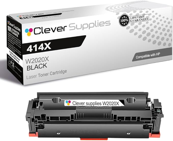 CS Replacement Compatible with HP 414X Toner Cartridge W2020X to use with Color by CleverSupplies