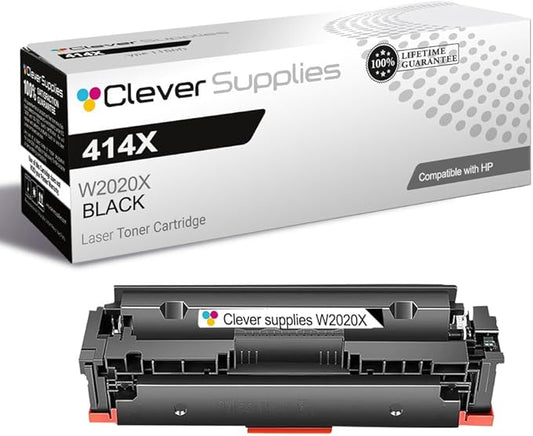 CS Replacement Compatible with HP 414X Toner Cartridge W2020X to use with Color by CleverSupplies
