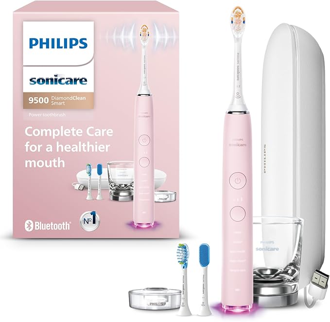 Philips Sonicare DiamondClean Smart 9500 Electric Toothbrush, Sonic Toothbrush by PhilipsSonicare