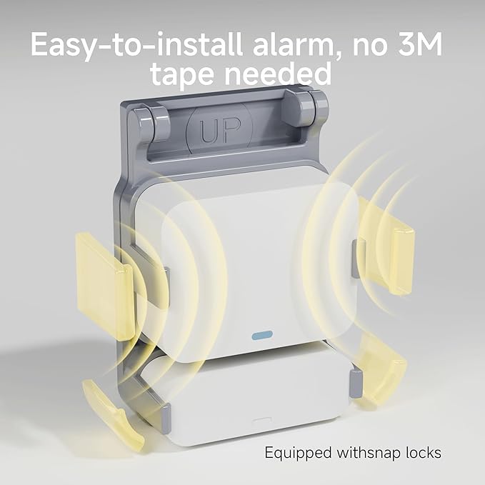 Garage Door Bracket for SimpliSafe Alarm Contact Sensor | Secure Mount - Image 5