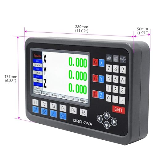 TOAUTO Digital Readout 2 Axis 3 Axis DRO Display Linear Scale 100~1000mm - Image 4