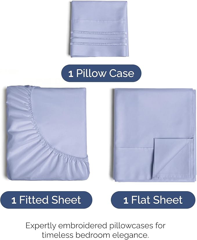 Twin Size 3 Piece Sheet Set - Image 2