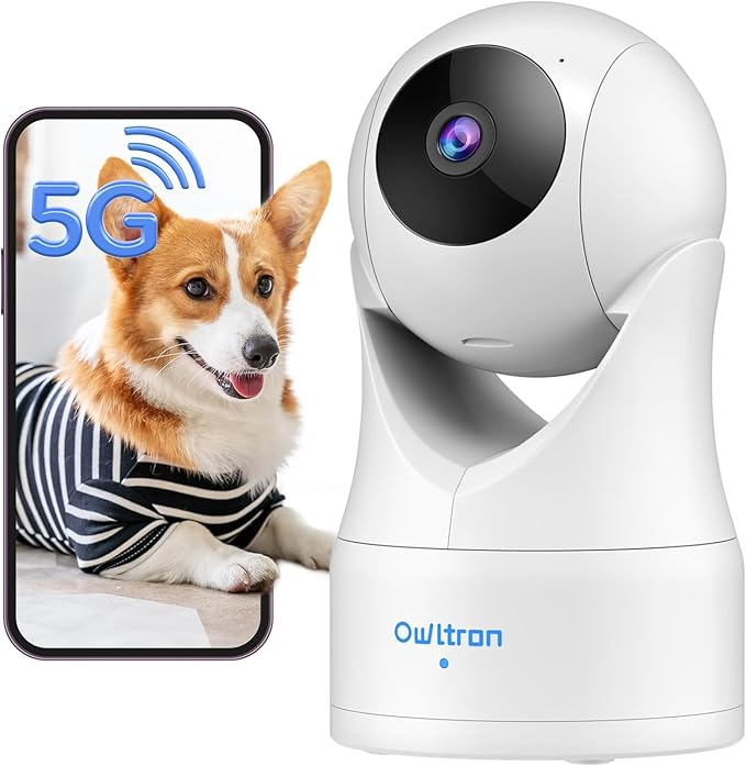 owltron Indoor Security Camera 5MP, 5GHz/2.4G WiFi Camera by OWLTRON