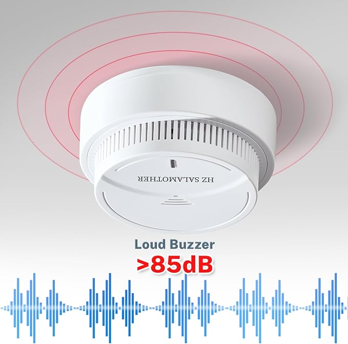 Smoke Detector 3 Pack, Fire Alarms Smoke Detectors - Image 5