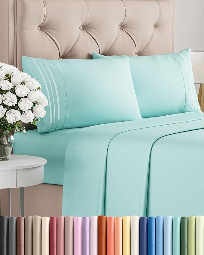 Queen Size 4 Piece Sheet Set by CGKUnlimited