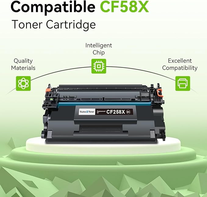 CF258X 58X Toner Cartridges Black High Yield - Image 2