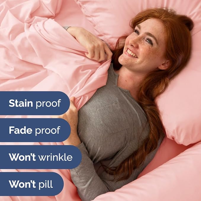 Split Head King Sheet Set – 4 Piece Flex Split Top King Sheets - Image 6