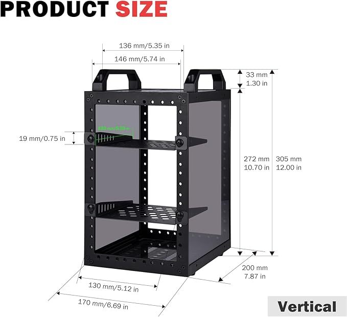 GeeekPi DeskPi RackMate TT Mini Server Cabinet - Image 2