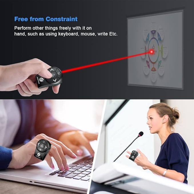 AMERTEER Wireless Presentation clicker - Image 6