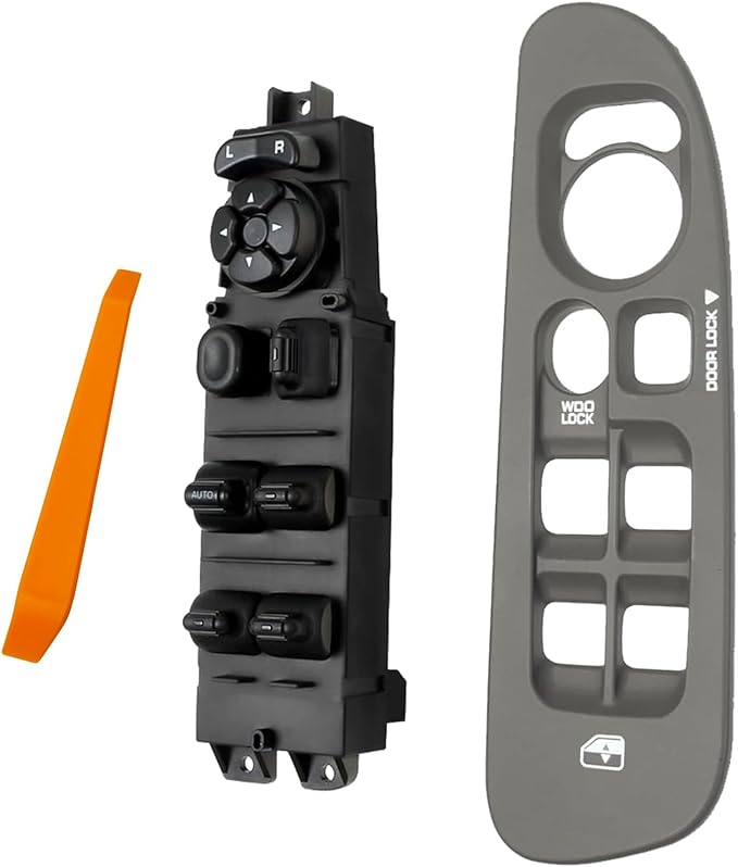 Power Window Switch and Taupe Bezel Fits by Unknown