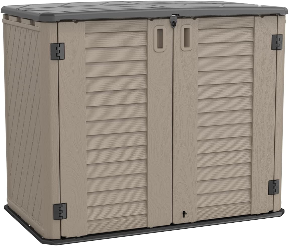 kinying outdoor storage shed - horizontal storage cabinet, main product view