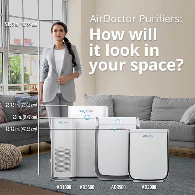 AirDoctor 4000 Air Purifier for Large Rooms | Triple filtration technology - Image 3