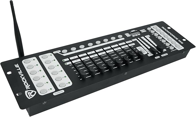 Rockville ROCKFORCE W2 192-Channel Wireless 2.4GHz DMX Lighting Controller - Image 4