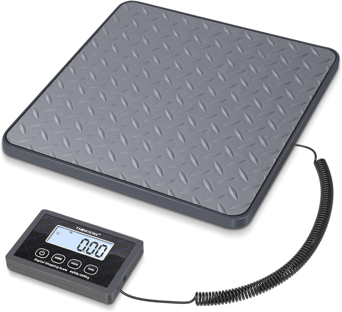 THINKSCALE Shipping Scale, 440 lbs/1 oz Highly Accurate Postal Scale