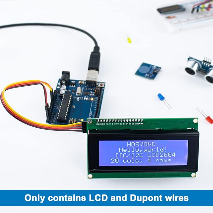 Hosyond 3pcs IIC I2C 2004 LCD Module 20x04 LCD Screen Module Display - Image 4